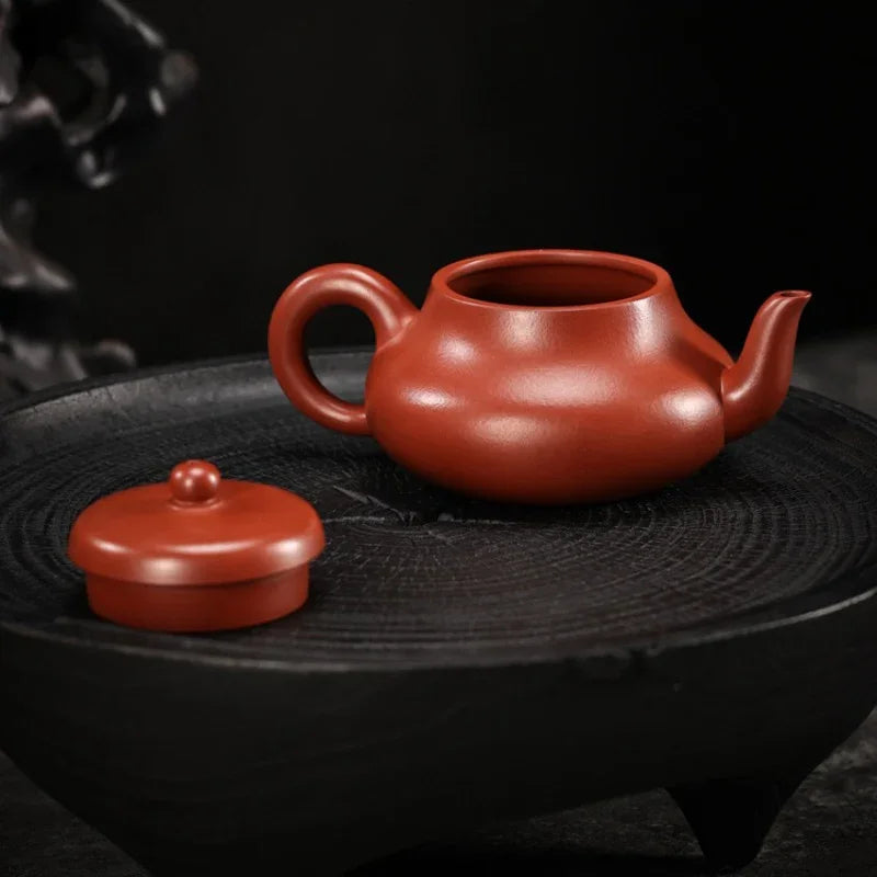 full-handmade-yixing-zisha-teapot-junde-pot-dahongpao-200ml-yiqin-tea-house-yiqinteahouse-com-5 - YIQIN TEA HOUSE 一沁茶舍 yiqinteahouse.com
