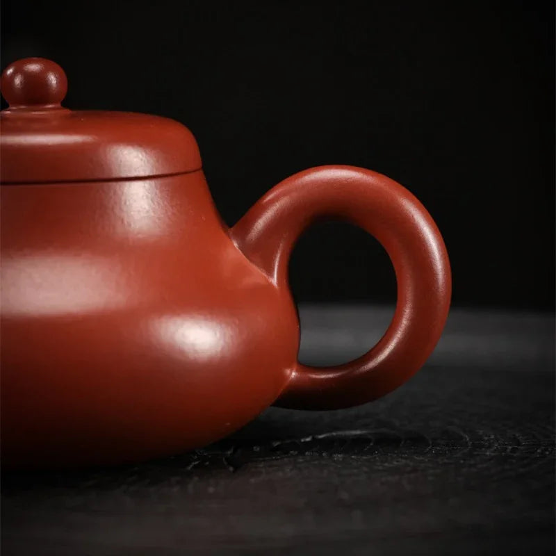 full-handmade-yixing-zisha-teapot-junde-pot-dahongpao-200ml-yiqin-tea-house-yiqinteahouse-com-7 - YIQIN TEA HOUSE 一沁茶舍 yiqinteahouse.com