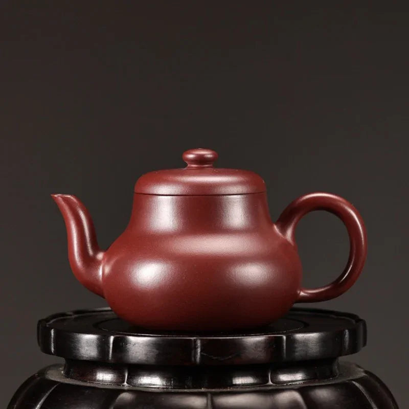 full-handmade-yixing-zisha-teapot-junde-pot-long-xue-sha-150ml-yiqin-tea-house-yiqinteahouse-com-4 - YIQIN TEA HOUSE 一沁茶舍 yiqinteahouse.com
