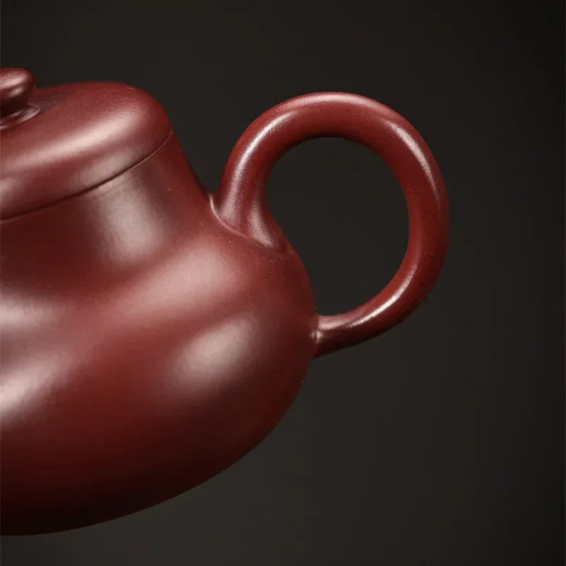 full-handmade-yixing-zisha-teapot-junde-pot-long-xue-sha-150ml-yiqin-tea-house-yiqinteahouse-com-7 - YIQIN TEA HOUSE 一沁茶舍 yiqinteahouse.com