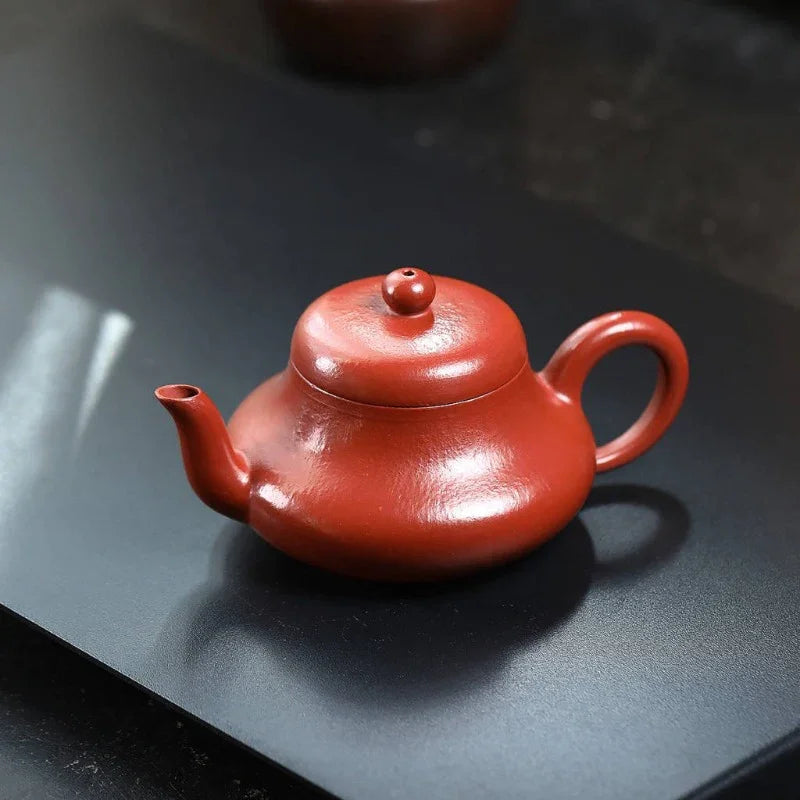 Teko Zisha Yixing Buatan Tangan Sepenuhnya [Periuk Junde] (Xiao Meiyao Zhu Ni - 180ml)
