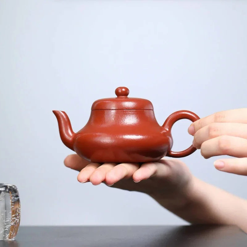 Teko Zisha Yixing Buatan Tangan Sepenuhnya [Periuk Junde] (Xiao Meiyao Zhu Ni - 180ml)