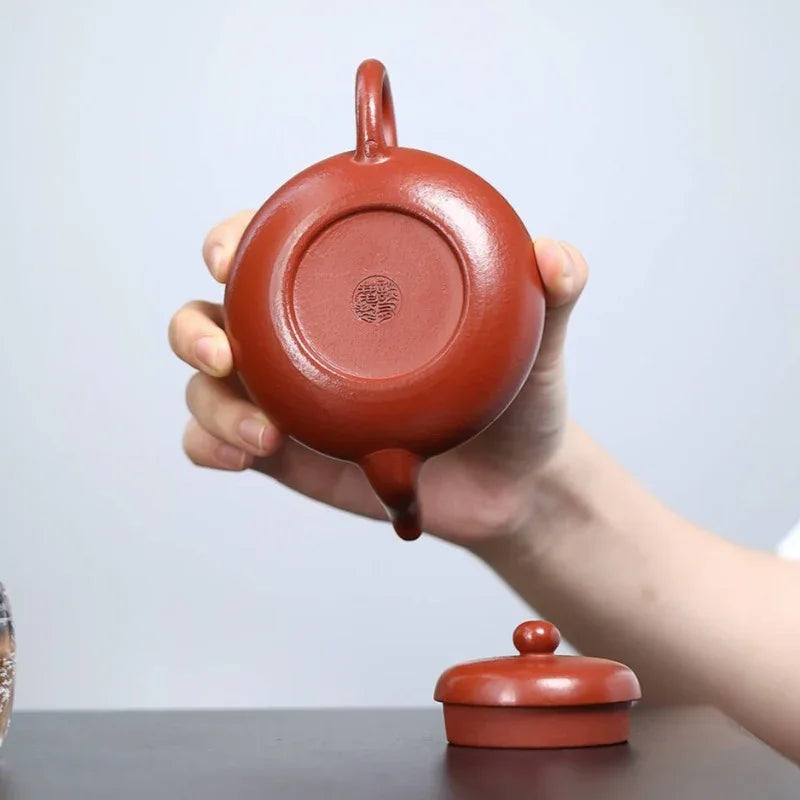 Teko Zisha Yixing Buatan Tangan Sepenuhnya [Periuk Junde] (Xiao Meiyao Zhu Ni - 180ml)