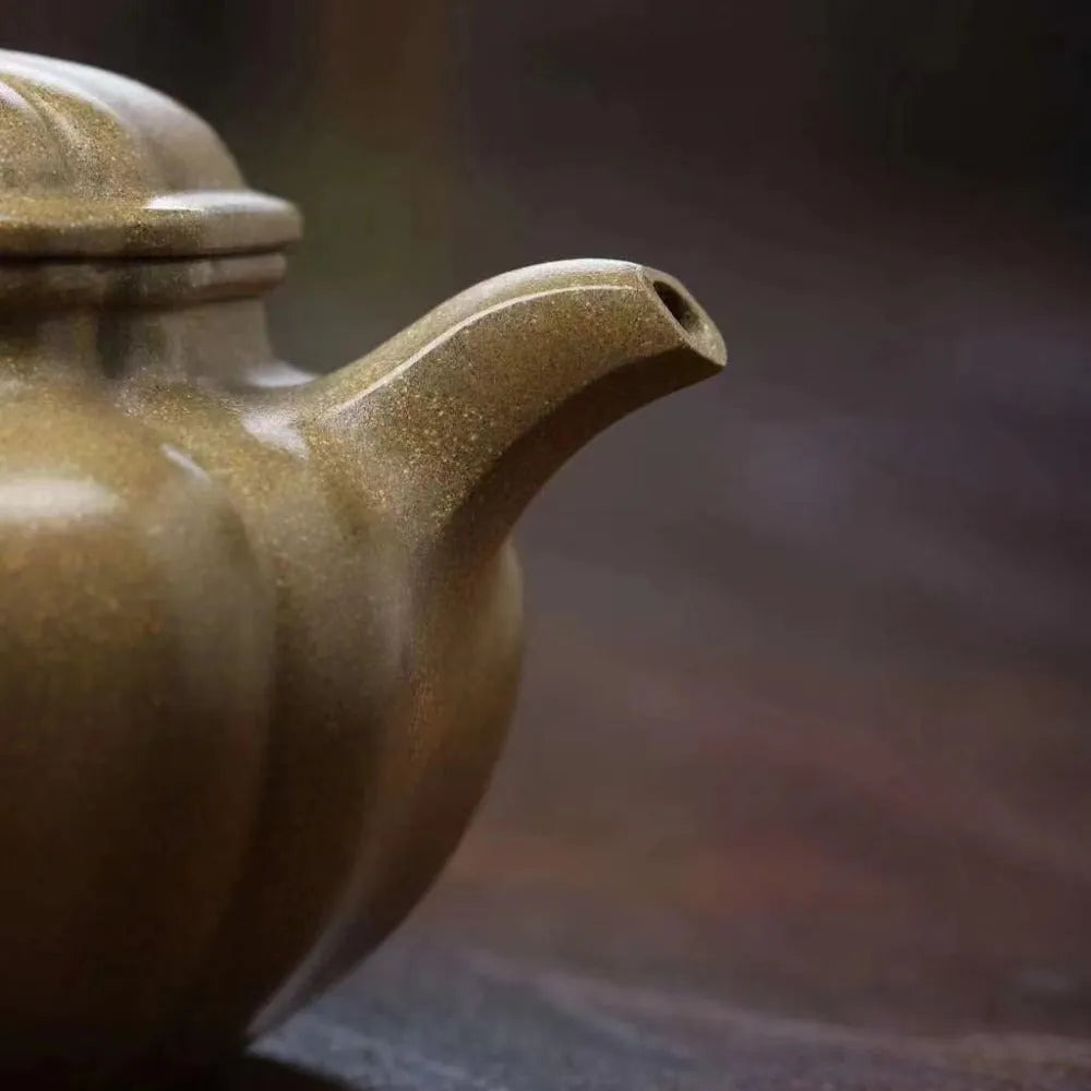 Full Handmade Yixing Zisha Teapot [Kui Fanggu Pot] (Qing Duan Ni - 200ml) - YIQIN TEA HOUSE | yiqinteahouse.com | 200-300ml, full handmade zisha teapot, new arrival, plain smooth, teapot, teaware