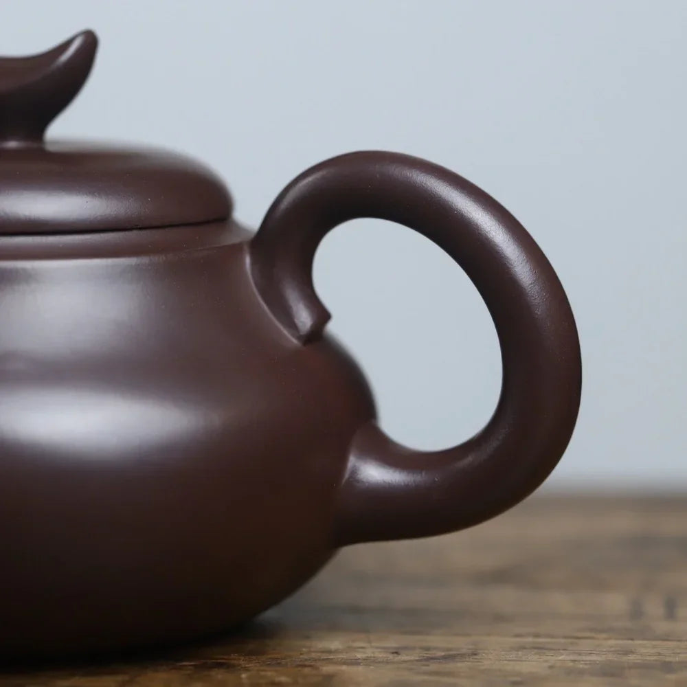 full-handmade-yixing-zisha-teapot-leap-pot-lao-zi-ni-320ml-yiqin-tea-house-yiqinteahouse-com-7 - YIQIN TEA HOUSE 一沁茶舍 yiqinteahouse.com