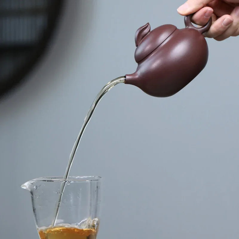 full-handmade-yixing-zisha-teapot-listening-zi-ni-200ml-yiqin-tea-house-yiqinteahouse-com-6 - YIQIN TEA HOUSE 一沁茶舍 yiqinteahouse.com