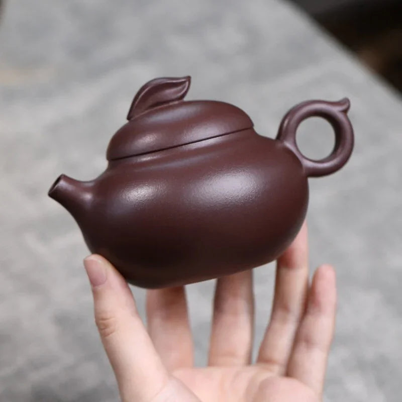 full-handmade-yixing-zisha-teapot-listening-zi-ni-200ml-yiqin-tea-house-yiqinteahouse-com-7 - YIQIN TEA HOUSE 一沁茶舍 yiqinteahouse.com