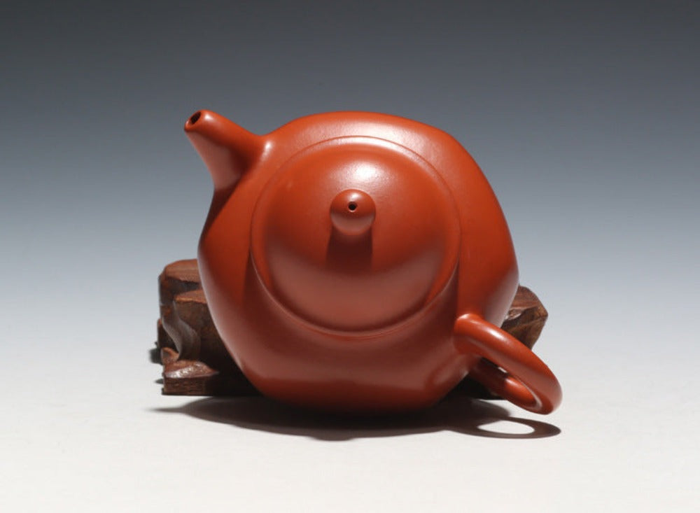 Full Handmade Yixing Zisha Teapot [Liufang Duo Zhi Pot] (Zhu Ni - 150ml) - YIQIN TEA HOUSE | yiqinteahouse.com | <200ml, full handmade zisha teapot, new arrival, plain smooth, teapot, teaware