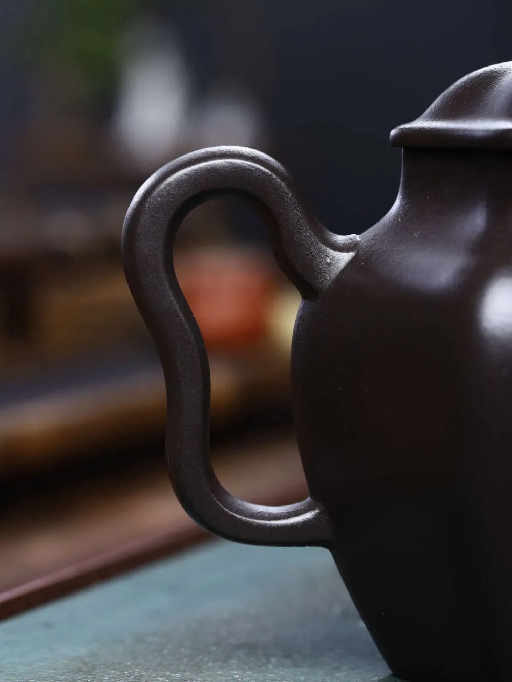 Full Handmade Yixing Zisha Teapot [Liufang Shen Deng Pot] (Shi Huang - 260ml) - YIQIN TEA HOUSE | yiqinteahouse.com | 200-300ml, full handmade zisha teapot, new arrival, plain smooth, teapot, teaware