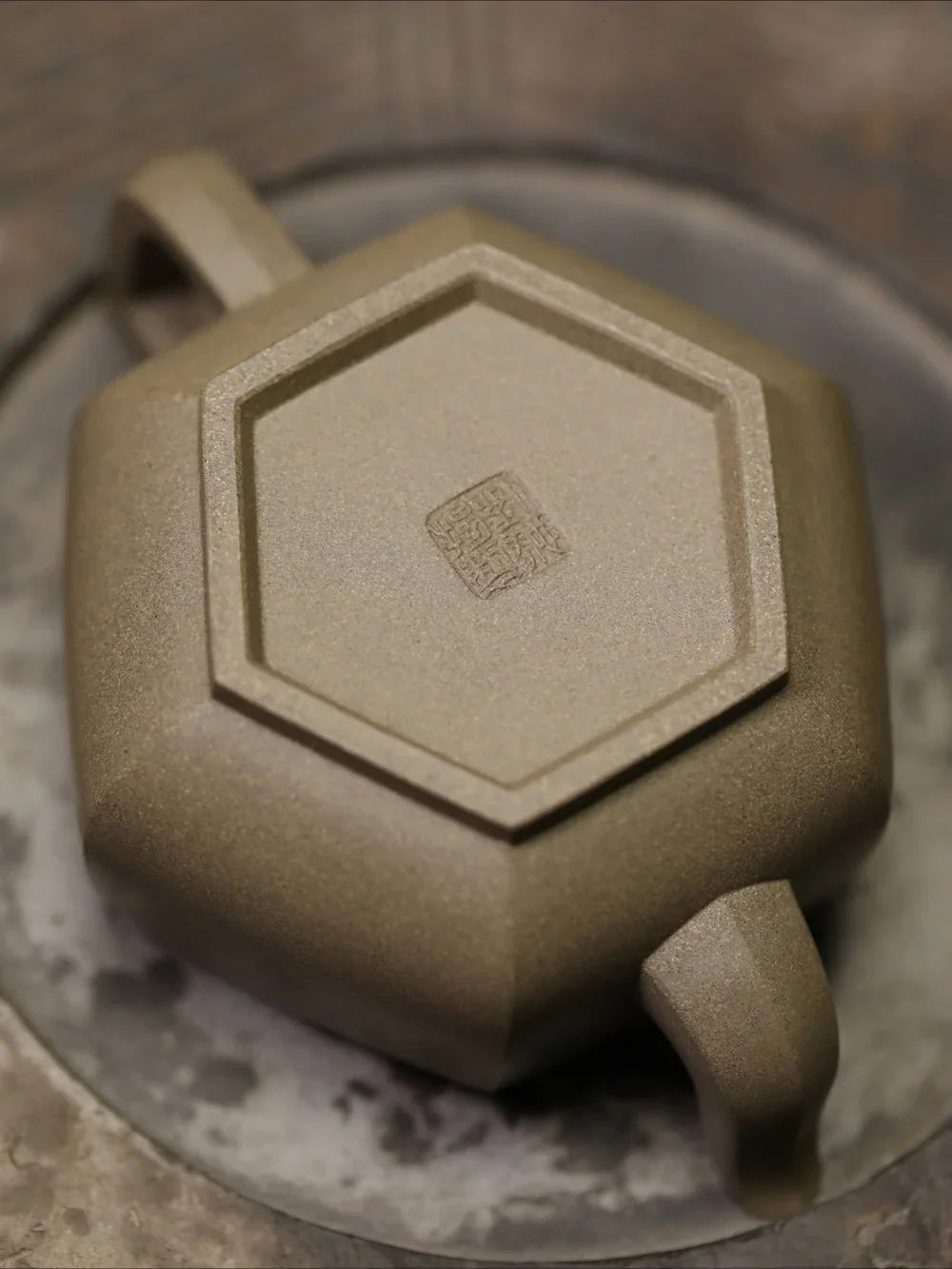 Teko Zisha Yixing Buatan Tangan Sepenuhnya [Liufang Xue Hua Pot] (Qing Duan Ni - 170ml)