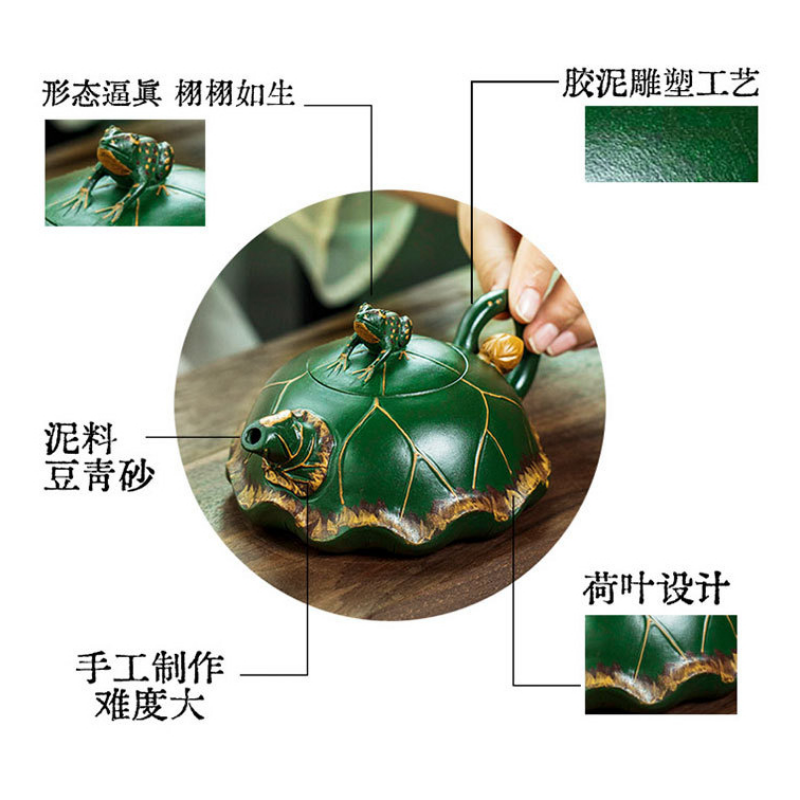 Full Handmade Yixing Zisha Teapot [Lu Yi Angran] (Douqing Sha - 300ml) - YIQIN TEA HOUSE | yiqinteahouse.com | 200-300ml, full handmade zisha teapot, new arrival, teapot, teaware