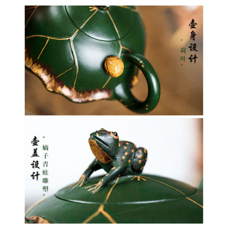 Full Handmade Yixing Zisha Teapot [Lu Yi Angran] (Douqing Sha - 300ml) - YIQIN TEA HOUSE | yiqinteahouse.com | 200-300ml, full handmade zisha teapot, new arrival, teapot, teaware