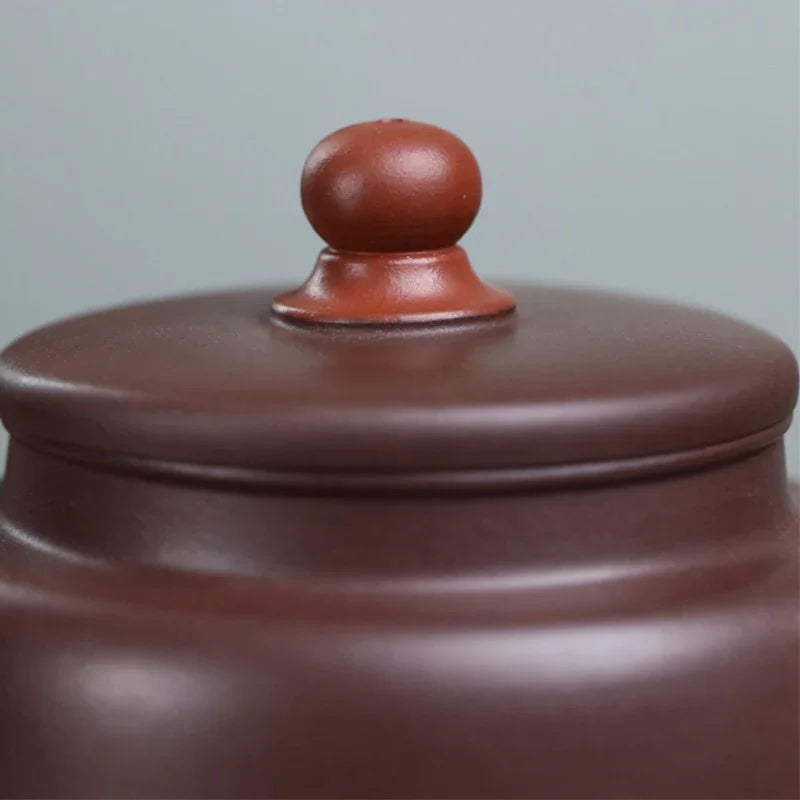 Teko Zisha Yixing Buatan Tangan Sepenuhnya [Lucky & Fortune] (Zi Ni - 390ml)