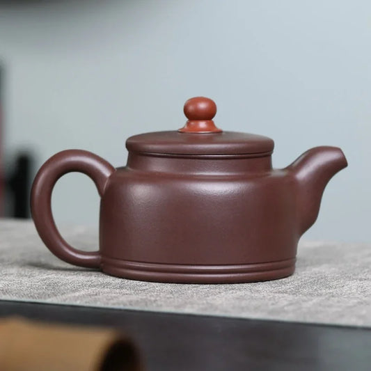 Teko Zisha Yixing Buatan Tangan Sepenuhnya [Lucky & Fortune] (Zi Ni - 390ml)