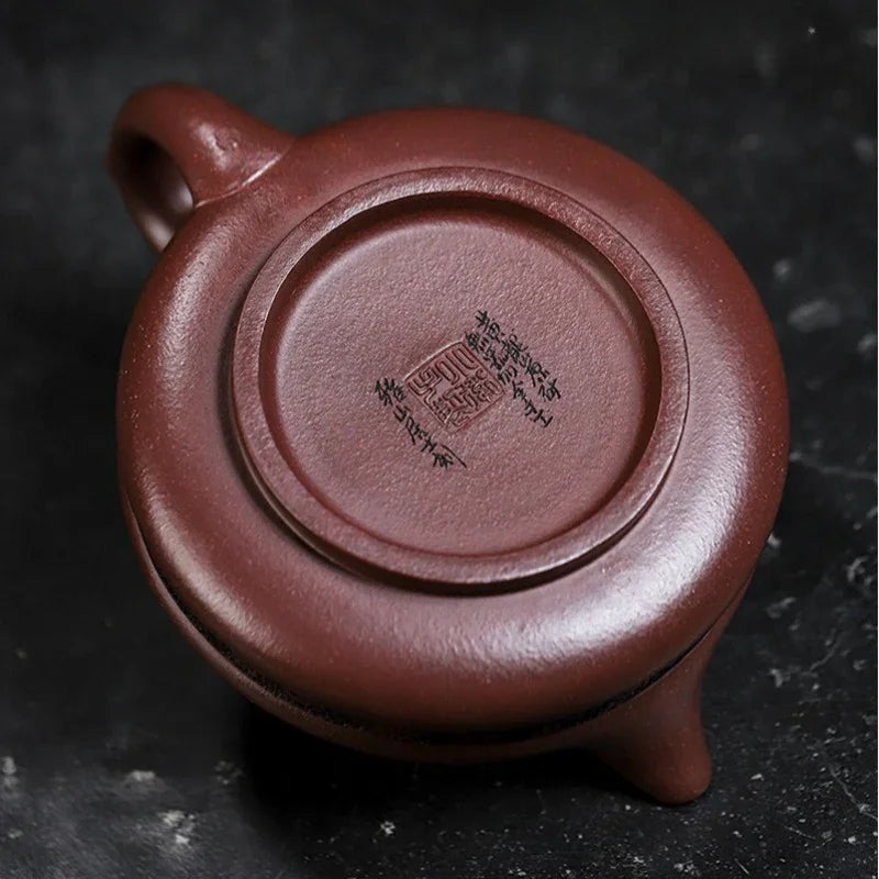 Teiera Yixing Zisha interamente fatta a mano [Lucky Bamboo] (Zi Ni - 480ml)