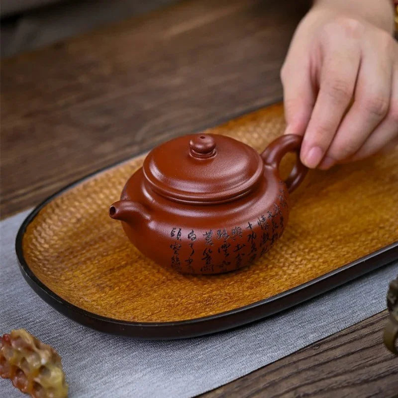 Teko Zisha Yixing Buatan Tangan Sepenuhnya [Man Jiang Hong] (Long Xue Sha - 200ml)