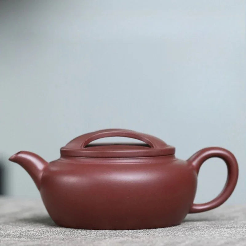 Teko Zisha Yixing Buatan Tangan Sepenuhnya [Niu Gai Lianzi Pot] (Zi Ni - 210ml)