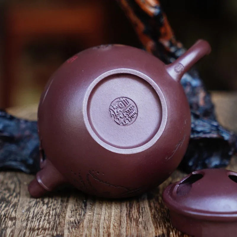 full-handmade-yixing-zisha-teapot-niu-gai-pot-zi-ni-170ml-yiqin-tea-house-yiqinteahouse-com-10 - YIQIN TEA HOUSE 一沁茶舍 yiqinteahouse.com