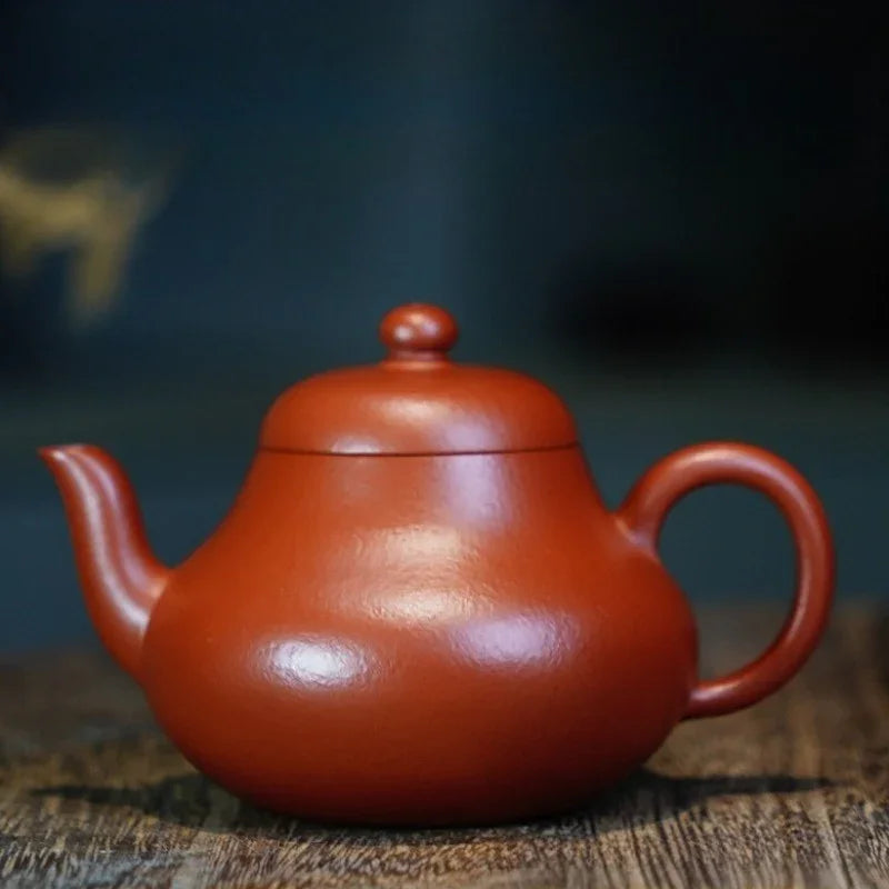 full-handmade-yixing-zisha-teapot-pear-pot-dahongpao-170ml-yiqin-tea-house-yiqinteahouse-com-1 - YIQIN TEA HOUSE 一沁茶舍 yiqinteahouse.com
