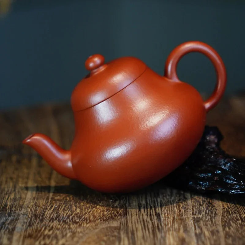 full-handmade-yixing-zisha-teapot-pear-pot-dahongpao-170ml-yiqin-tea-house-yiqinteahouse-com-6 - YIQIN TEA HOUSE 一沁茶舍 yiqinteahouse.com