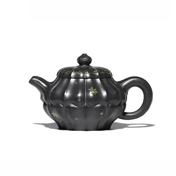 Teko Zisha Yixing Buatan Tangan Sepenuhnya [Piao Hua Jin Ling] (Tian Qing Ni - 270ml)