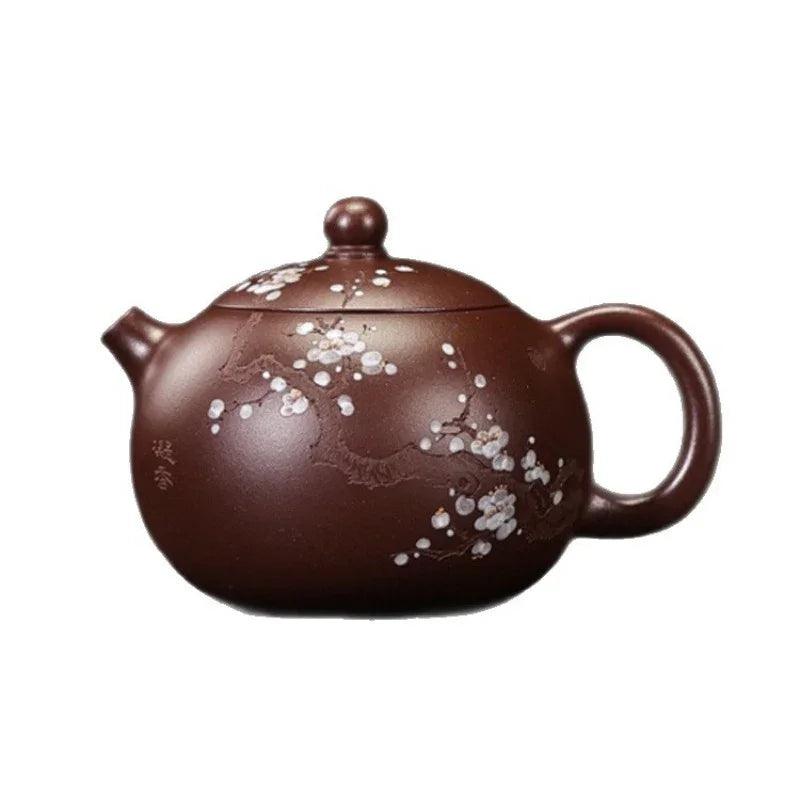 full-handmade-yixing-zisha-teapot-plum-xishi-pot-zi-ni-170ml-yiqin-tea-house-yiqinteahouse-com-11 - YIQIN TEA HOUSE 一沁茶舍 yiqinteahouse.com