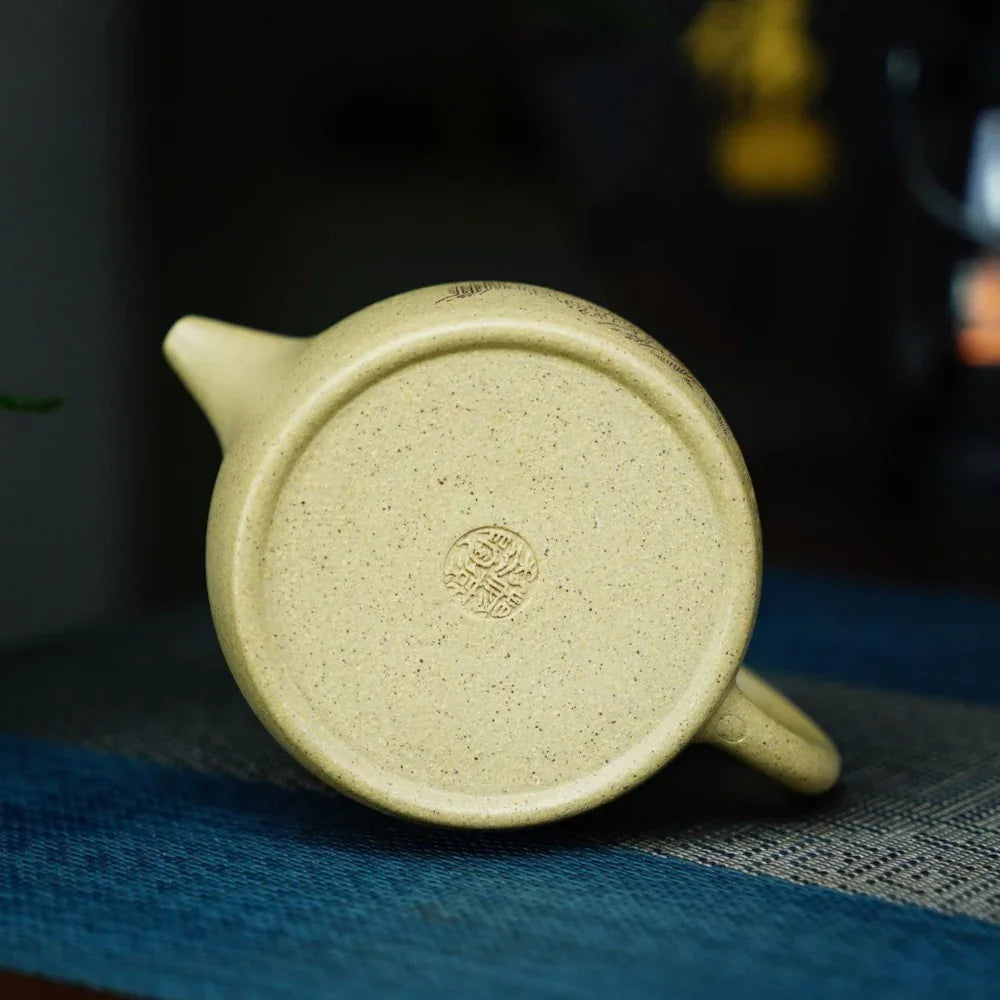 Full Handmade Yixing Zisha Teapot [Qin Quan Pot] (Bensan Lu Ni - 260ml) - YIQIN TEA HOUSE | yiqinteahouse.com | 200-300ml, full handmade zisha teapot, teapot, teaware