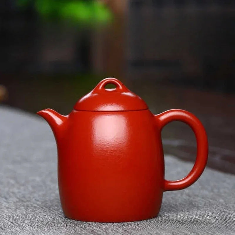 Teko Zisha Yixing Buatan Tangan Sepenuhnya [Periuk Qin Quan] (Dahongpao - 180ml)