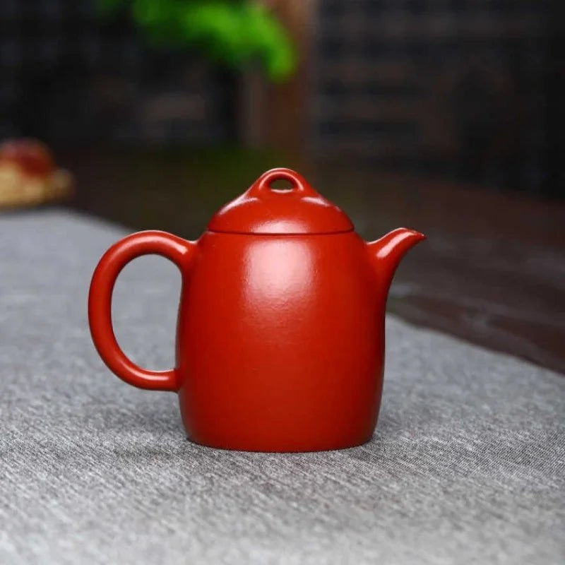 Teko Zisha Yixing Buatan Tangan Sepenuhnya [Periuk Qin Quan] (Dahongpao - 180ml)