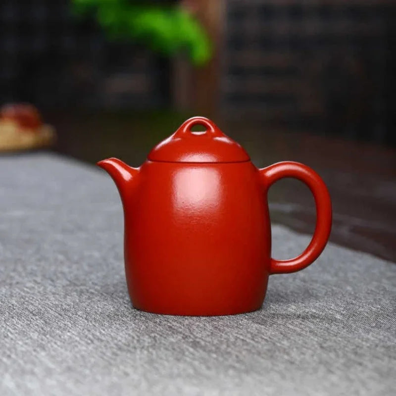 Teko Zisha Yixing Buatan Tangan Sepenuhnya [Periuk Qin Quan] (Dahongpao - 180ml)