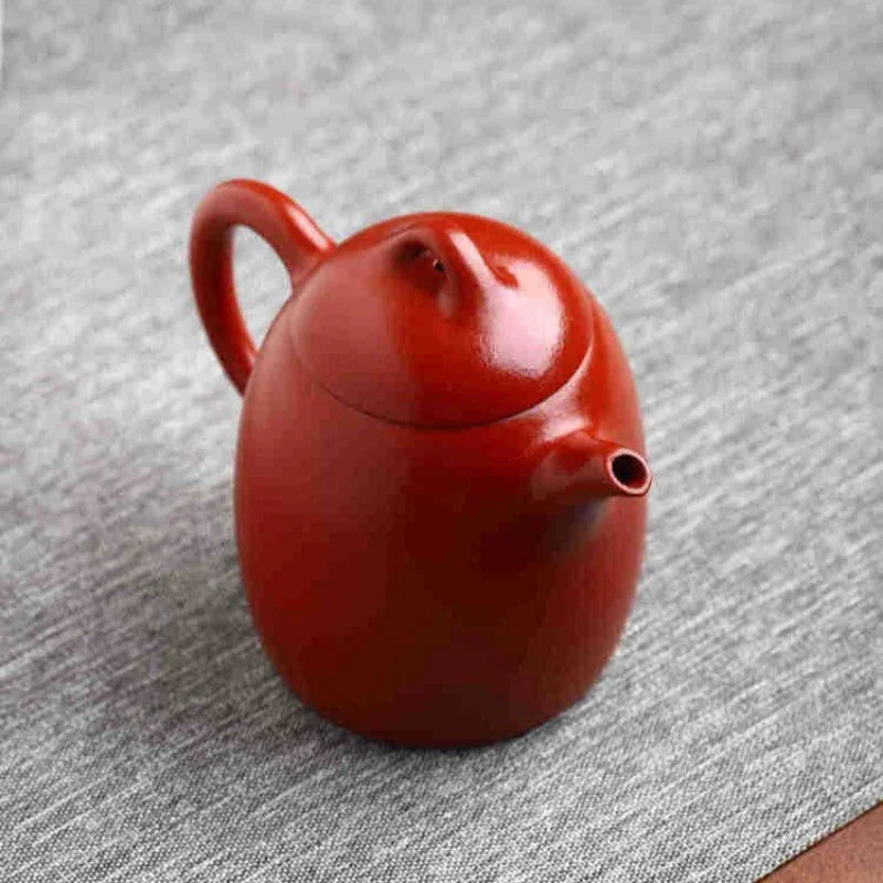 Teko Zisha Yixing Buatan Tangan Sepenuhnya [Periuk Qin Quan] (Dahongpao - 180ml)