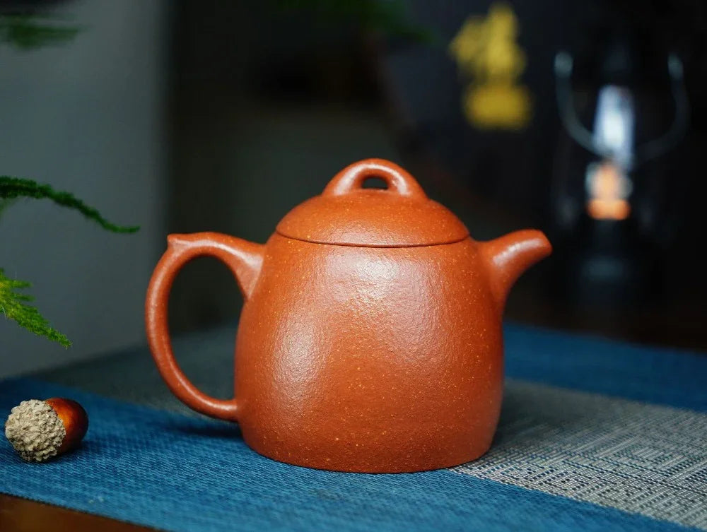 Full Handmade Yixing Zisha Teapot [Qin Quan Pot] (Li Pi Zhu Ni - 270ml) - YIQIN TEA HOUSE | yiqinteahouse.com | 200-300ml, full handmade zisha teapot, plain smooth, teapot, teaware