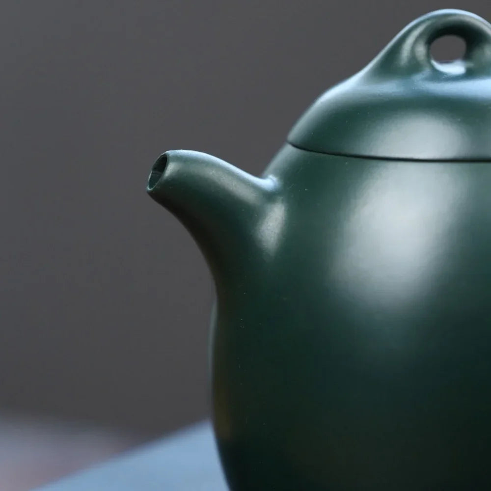 Full Handmade Yixing Zisha Teapot [Qin Quan Pot] (Lu Ni - 170ml) - YIQIN TEA HOUSE | yiqinteahouse.com | <200ml, full handmade zisha teapot, plain smooth, teapot, teaware