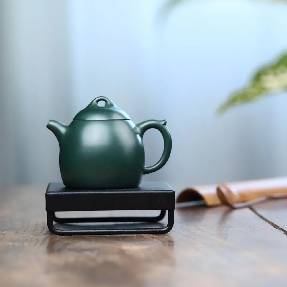 Full Handmade Yixing Zisha Teapot [Qin Quan Pot] (Lu Ni - 170ml) - YIQIN TEA HOUSE | yiqinteahouse.com | <200ml, full handmade zisha teapot, plain smooth, teapot, teaware