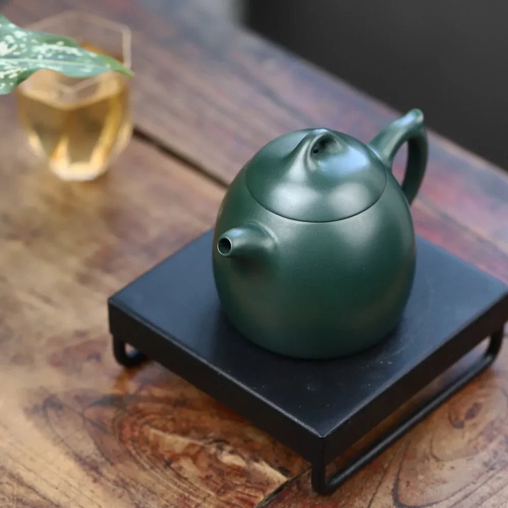 Full Handmade Yixing Zisha Teapot [Qin Quan Pot] (Lu Ni - 170ml) - YIQIN TEA HOUSE | yiqinteahouse.com | <200ml, full handmade zisha teapot, plain smooth, teapot, teaware