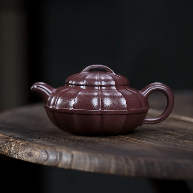 Teko Yixing Zisha Buatan Tangan Sepenuhnya [Qing Yuan] (Zi Ni - 200ml)