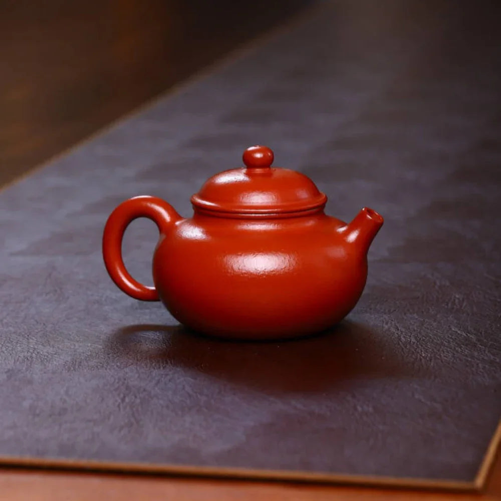 Teko Zisha Yixing Buatan Tangan Sepenuhnya [Rong Tian Pot] (Xiao Mei Yao Zhu Ni - 200ml)