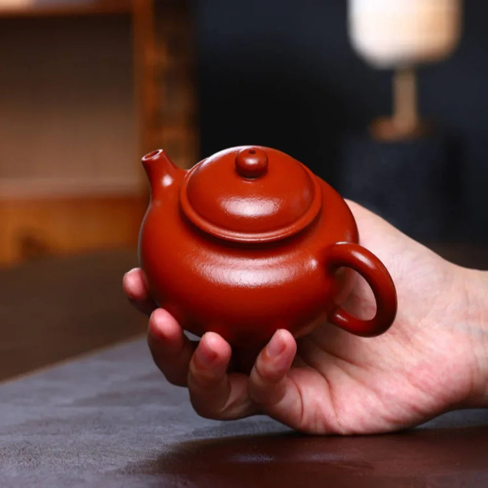 Teko Zisha Yixing Buatan Tangan Sepenuhnya [Rong Tian Pot] (Xiao Mei Yao Zhu Ni - 200ml)