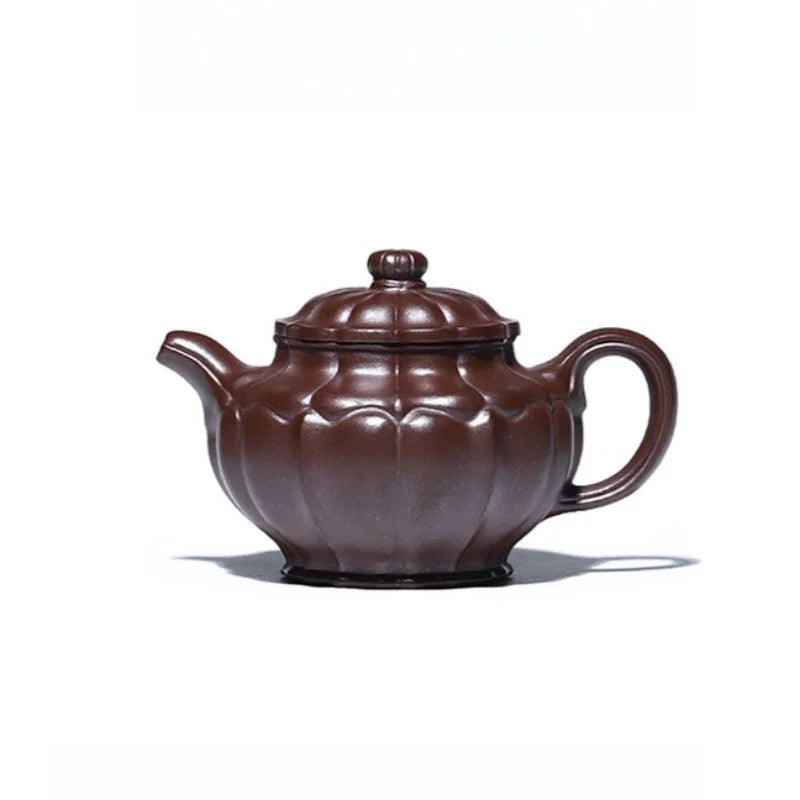 Teko Zisha Yixing Buatan Tangan Sepenuhnya [Ruyi Linghua] (Jin Sha Zi Ni - 300ml)