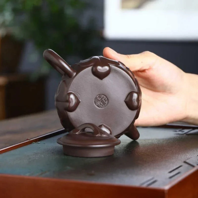 Teko Zisha Yixing Buatan Tangan Sepenuhnya [Ruyi Pot] (Lao Zi Ni - 175ml)