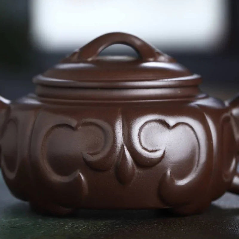 Teko Zisha Yixing Buatan Tangan Sepenuhnya [Ruyi Pot] (Lao Zi Ni - 175ml)