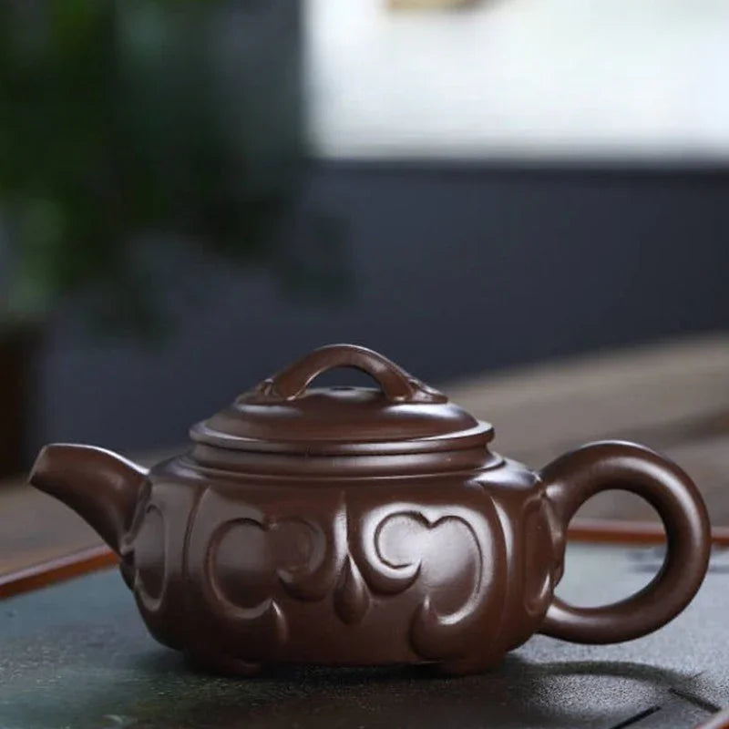 Teko Zisha Yixing Buatan Tangan Sepenuhnya [Ruyi Pot] (Lao Zi Ni - 175ml)