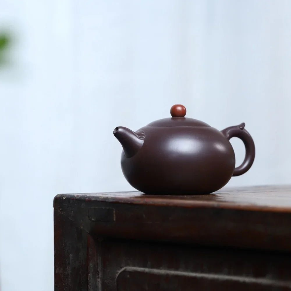Teko Zisha Yixing Buatan Tangan Sepenuhnya [Ruyi Yu Ru Pot] (Lao Zi Ni - 270ml)