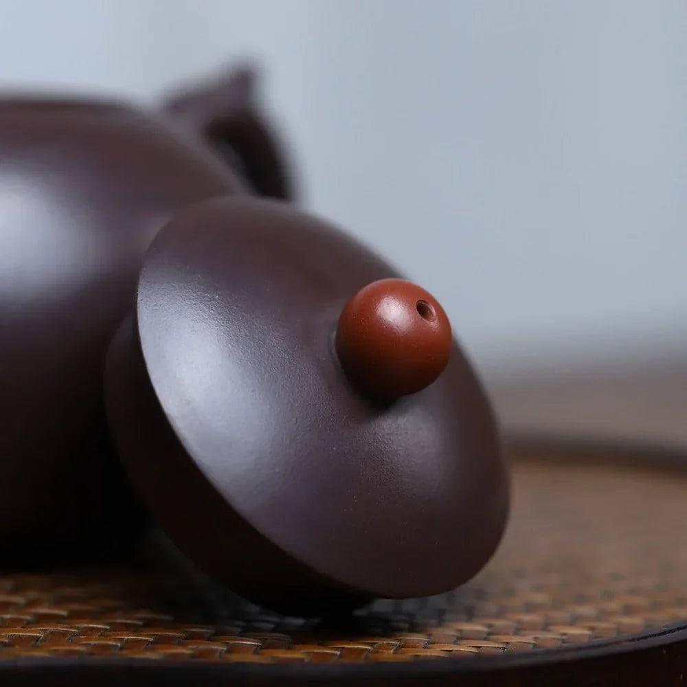 Teko Zisha Yixing Buatan Tangan Sepenuhnya [Ruyi Yu Ru Pot] (Lao Zi Ni - 270ml)