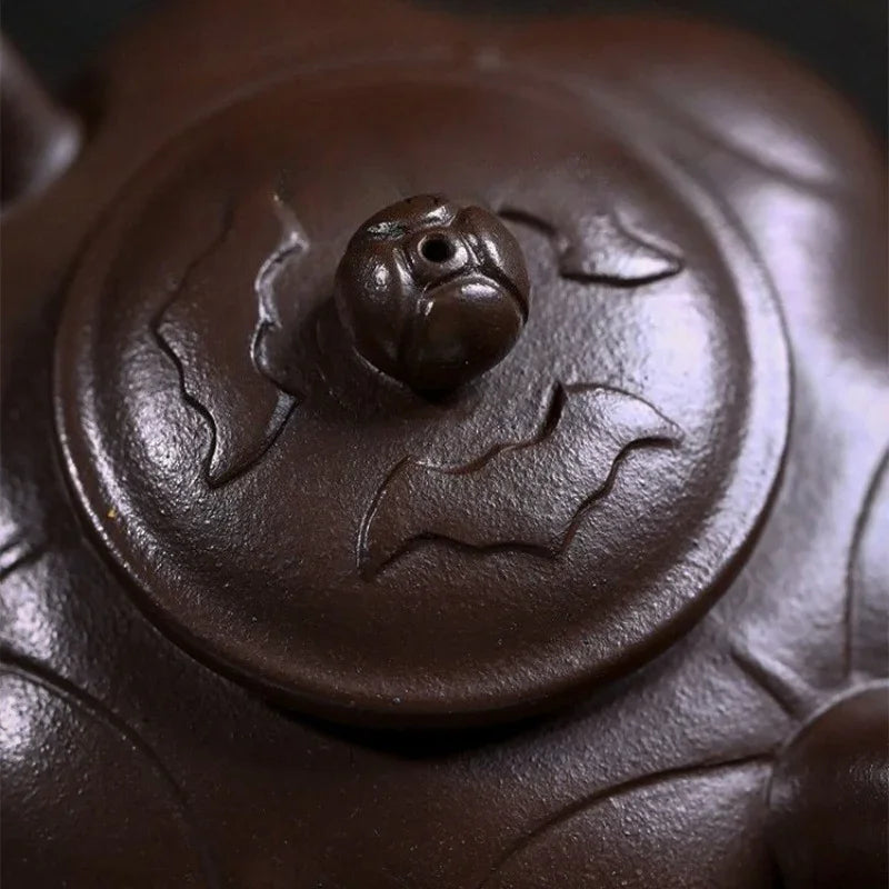 Teko Zisha Yixing Buatan Tangan Sepenuhnya [Sanzu Ruyi] (Baoshan Zi Ni - 300ml)