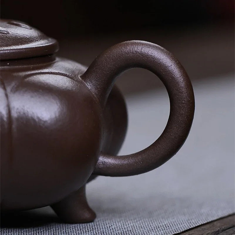Teko Zisha Yixing Buatan Tangan Sepenuhnya [Sanzu Ruyi] (Baoshan Zi Ni - 300ml)