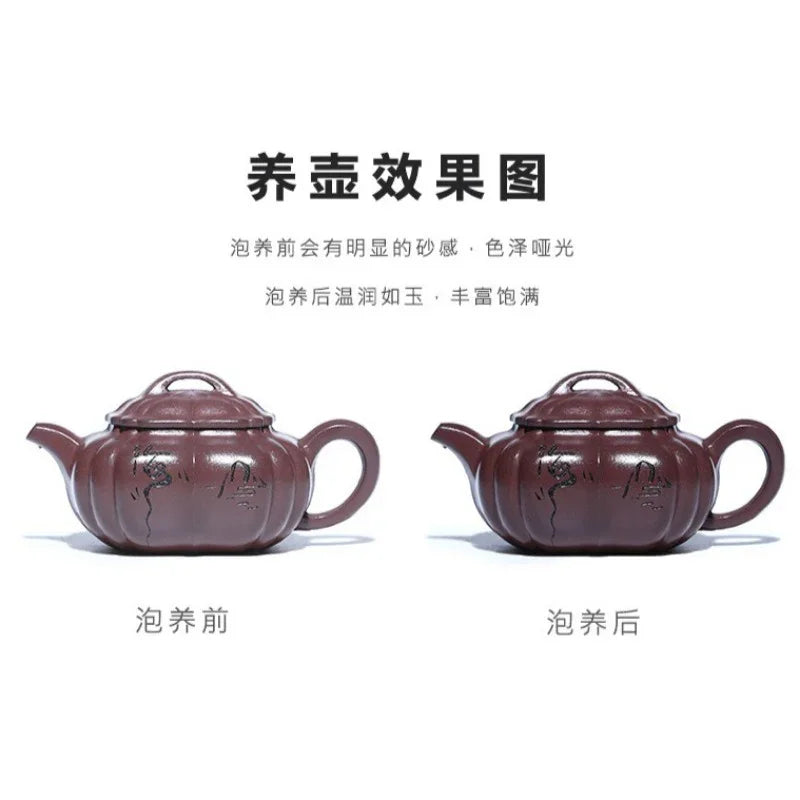 Teko Zisha Yixing Buatan Tangan Sepenuhnya [Shan Hai] (Zi Ni - 150ml)