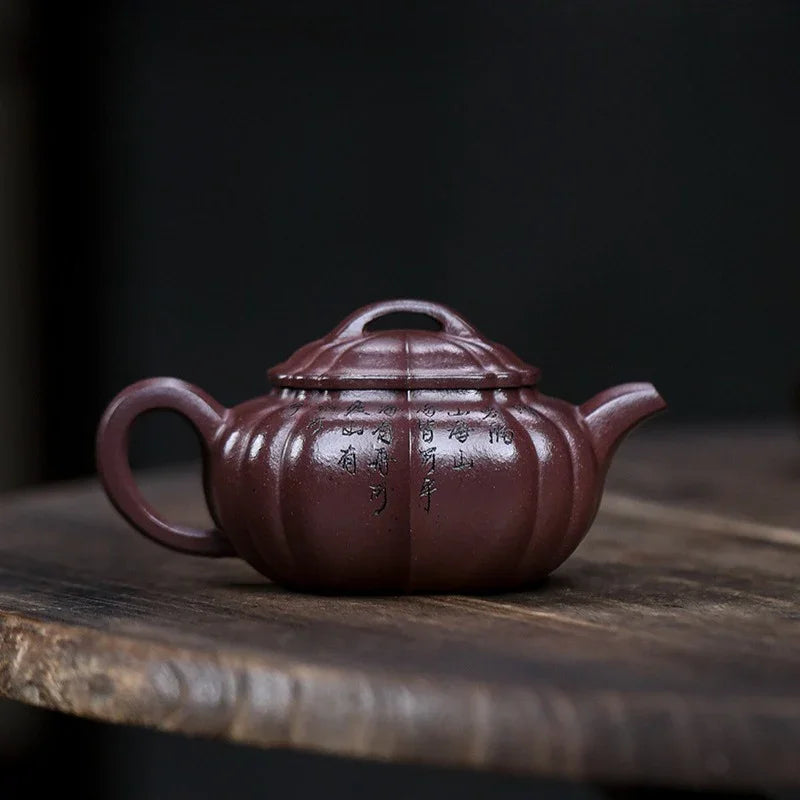 Teko Zisha Yixing Buatan Tangan Sepenuhnya [Shan Hai] (Zi Ni - 150ml)