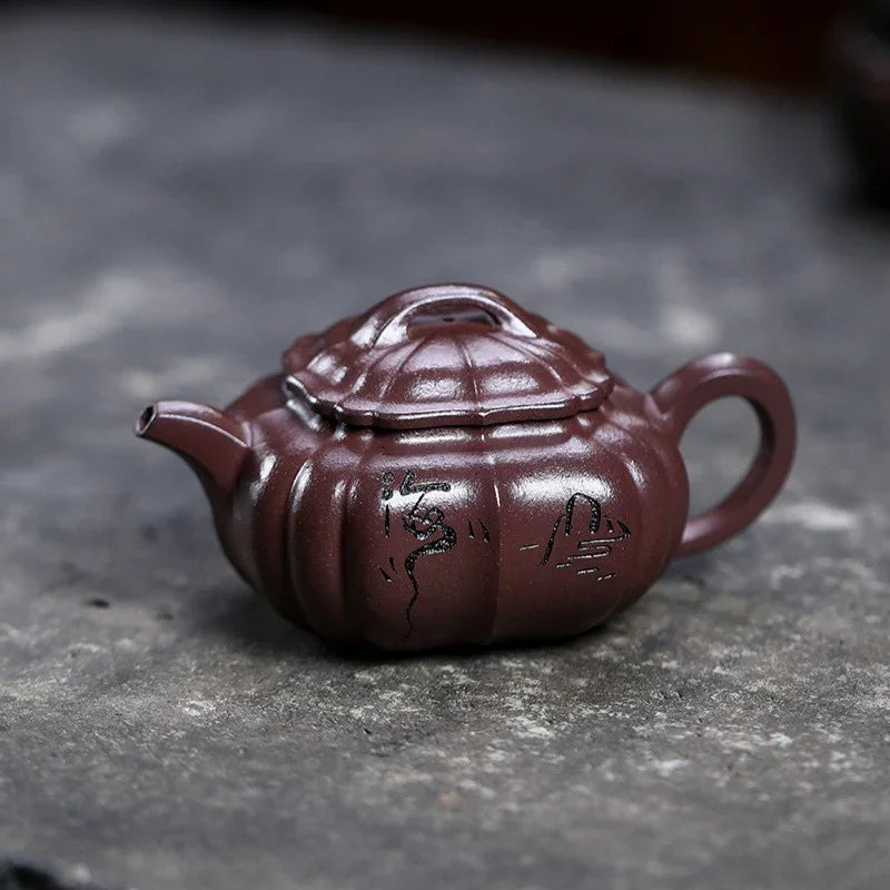 Teko Zisha Yixing Buatan Tangan Sepenuhnya [Shan Hai] (Zi Ni - 150ml)
