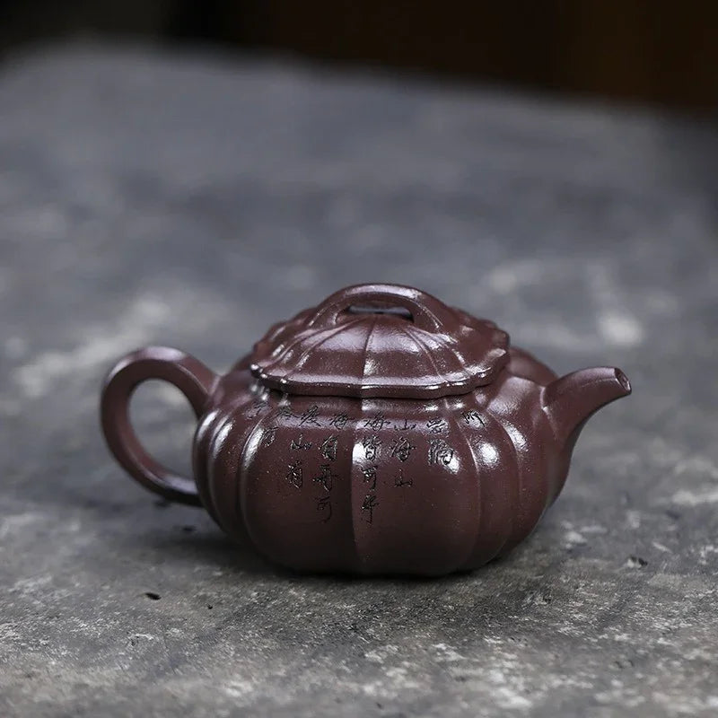 Teko Zisha Yixing Buatan Tangan Sepenuhnya [Shan Hai] (Zi Ni - 150ml)